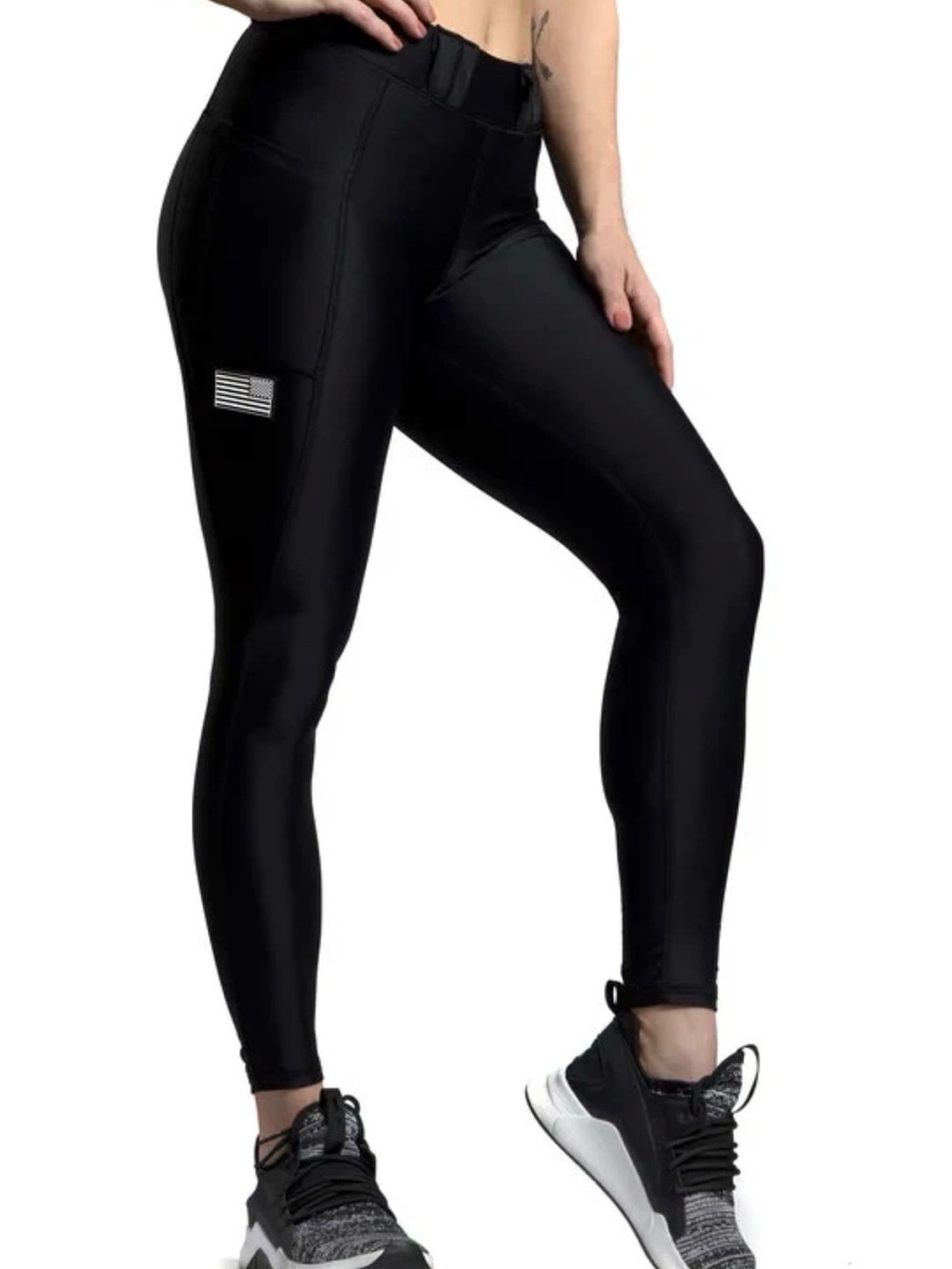 Women's Defender Tactical Capri Leggings  Conceal Carry Leggings